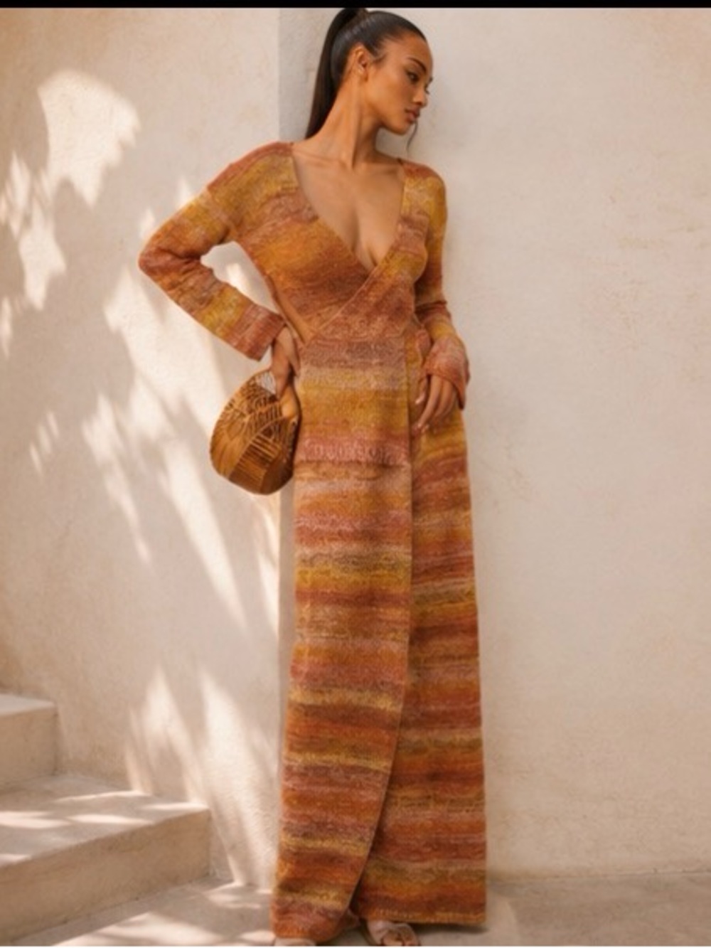 Cult Gaia Kora Knit Set Wide Leg Resort Matching Set S - Picture 4 of 15